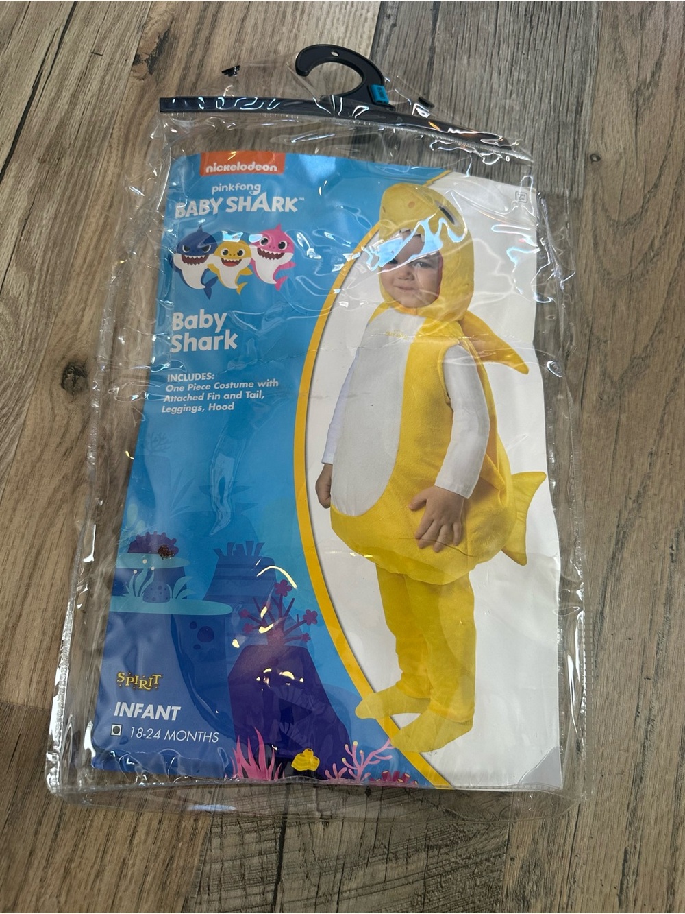 Nickelodeon Baby Shark Yellow Infant Costume 18-24